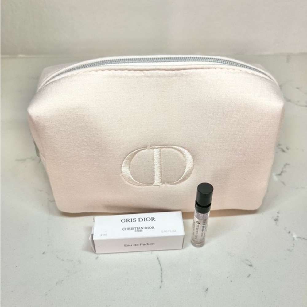 Dior Beauty Makeup Pouch + Gris Dior